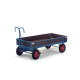 ROLLCART Handpritschenwagen mit Holzbordwänden, Ladefläche LxB: 1160x760 mm, Tragkraft: 1000 kg 15-15131