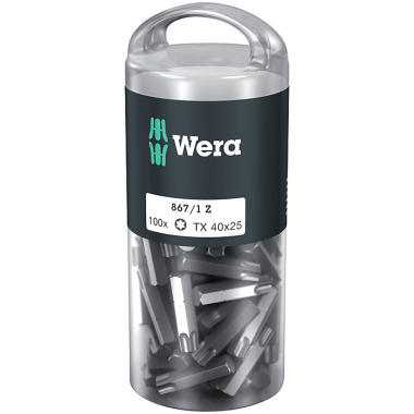 Wera 867/1 Z TORX 40 x 25 mm DIY-Box TORX-Bit 05072452001