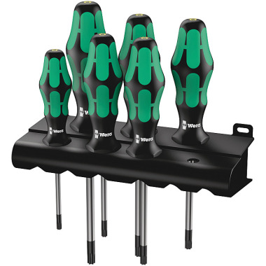 Wera 367/6 TORX HF Schraubendrehersatz mit Haltefunktion + Rack 05028059001