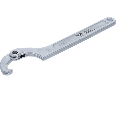 BGS Hinged hook spanner with nose | 50 - 80 mm 73229