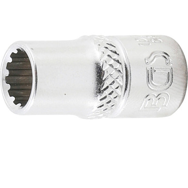 BGS Socket, Gear Lock, deep | 6,3 mm (1/4”) Drive | 7 mm 10107