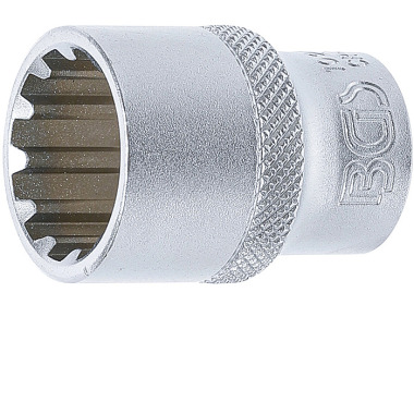 BGS Socket, Gear Lock, deep | 12.5 mm (1/2”) Drive | 19 mm 10219