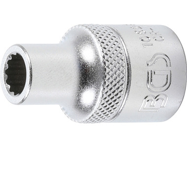 BGS Socket, 12-point | 12.5 mm (1/2”) Drive | 8 mm 10628