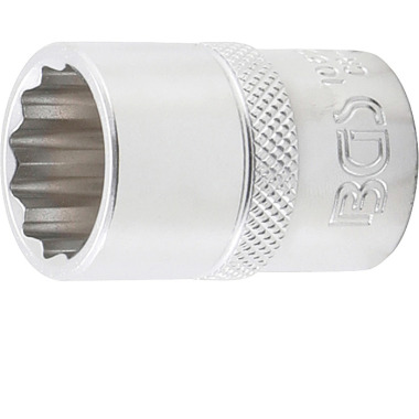 BGS Socket, 12-point | 12.5 mm (1/2”) Drive | 18 mm 10638