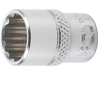 BGS Socket, 12-point | 6.3 mm (1/4”) Drive | 12 mm 10782