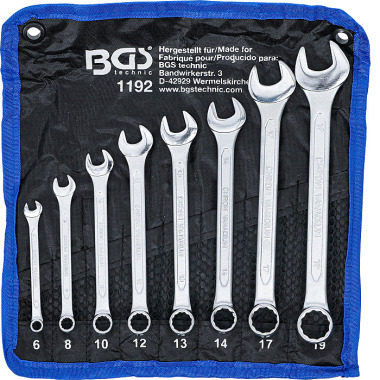 BGS Combination Spanner Set | 6 - 19 mm | 8 pcs. 1192