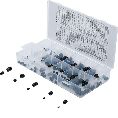 BGS Grub Screw Assortment | Inch Sizes | 160 pcs. 14136