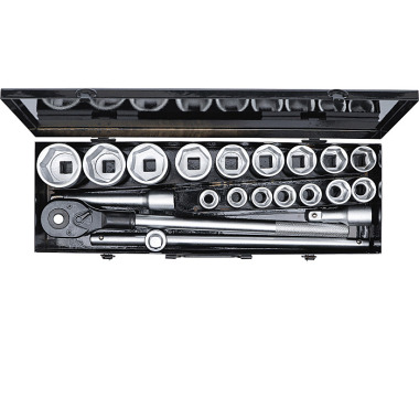 BGS Socket Set | 20 mm (3/4”) Drive | 19-50 mm | 20 pcs. 15113