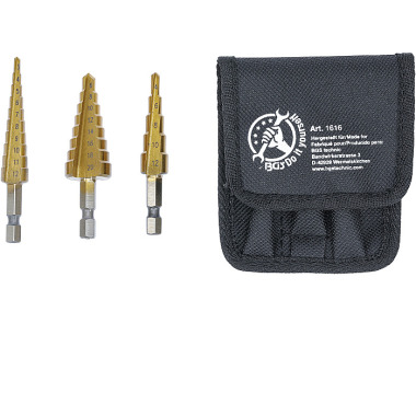 BGS HSS Step Drill Set | 3 - 20 mm | 3 pcs. 1616