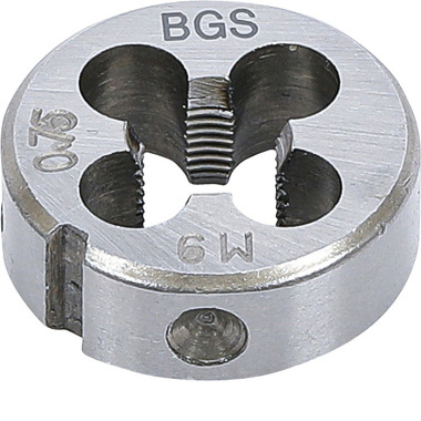 BGS Threading Die | M9 x 0.75 x 25 mm 1900-M9X0.75-S