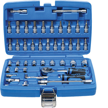 BGS Socket Set | 6.3 mm (1/4”) | Inch Sizes | 46 pcs. 2141