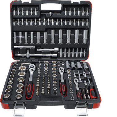 BGS Socket Set | 6.3 mm (1/4”) / 10 mm (3/8”) / 12.5 mm (1/2”) Drive | 172 pcs. 2283