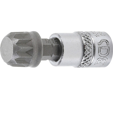 BGS Bit Socket | 6.3 mm (1/4”) Drive | Spline (for XZN) M12 2507