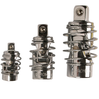 BGS Universal Joint Set | with spring | 6.3 mm (1/4”) / 10 mm (3/8”) / 12.5 mm (1/2”) | 3 pcs. 252