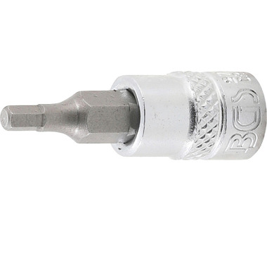 BGS Bit Socket | 6.3 mm (1/4”) Drive | internal Hexagon 1/8” 2741