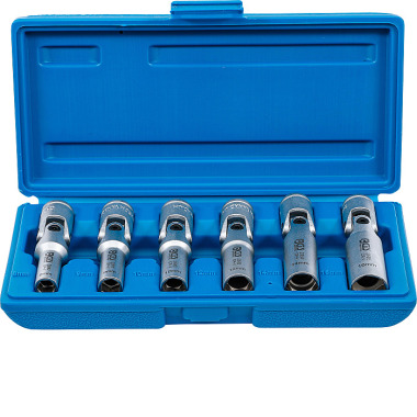 BGS Universal Joint Glow Plug Set, Hexagon | 10 mm (3/8”) Drive | 8-16 mm | 6 pcs. 2990