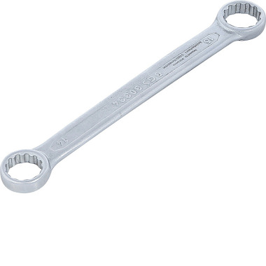 BGS Double Ring Spanner | extra flat | 14 x 15 mm 30334