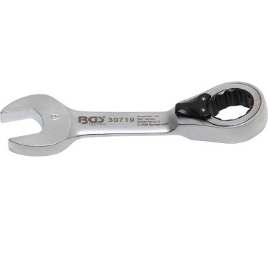 BGS Ratchet Combination Wrench | short | reversible | 19 mm 30719