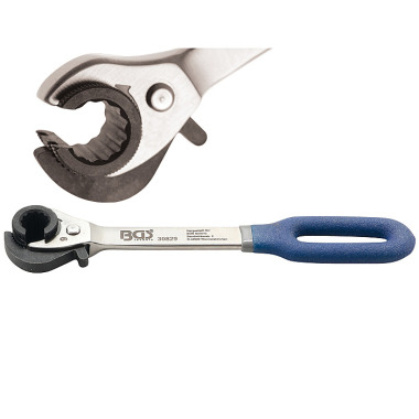 BGS Ratchet Ring Spanner | open | 9 mm 30829