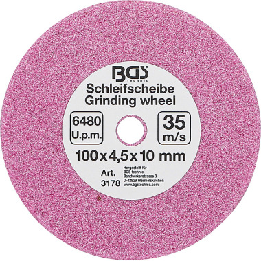 BGS Grinding Disc | for BGS 3180 | Ø 100 x 4.5 x 10 mm 3178