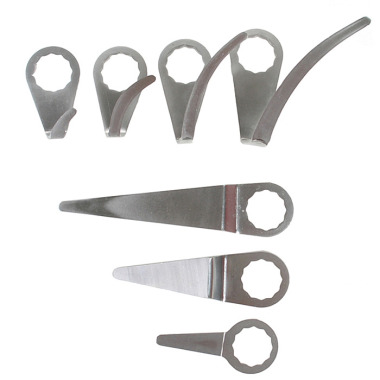 BGS Cutting Knifes Set for Air Window Seal Cutter | for BGS 3218, 9291 | 7 pcs. 3256