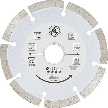 BGS Segment Cutting Disc | Ø 115 mm 3931