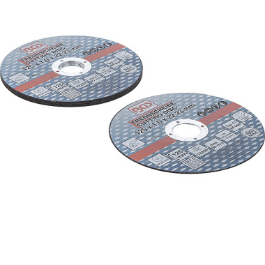 BGS Cutting Discs for Stainless Steel | Ø 125 x 1.0 x 22.2 mm | 5 pcs. 3936