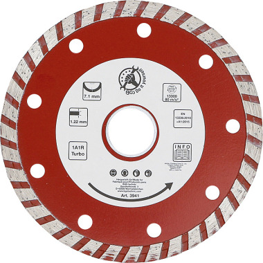 BGS Turbo Cutting Disc | Ø 115 mm 3941