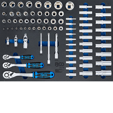 BGS Tool Tray 3/3: Socket Set | 80 pcs. 4015