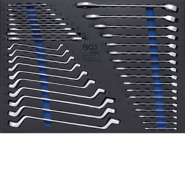 BGS Tool Tray 3/3: Open End / Ring Spanners | 35 pcs. 4089