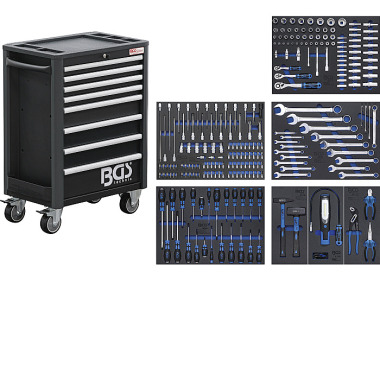 BGS Workshop Trolley Pro Standard | 8 Drawers | with 234 Tools 4113