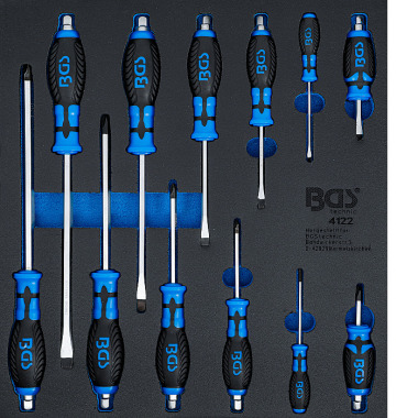 BGS Tool Tray 2/3: Screwdriver Set | 12 pcs. 4122