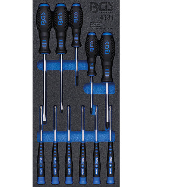 BGS Tool Tray 1/3: Screwdriver Set | 11 pcs. 4131