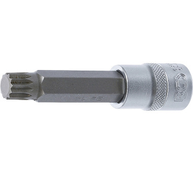 BGS Bit Socket | length 100 mm | 12.5 mm (1/2”) Drive | Spline (for XZN) | M14 4364