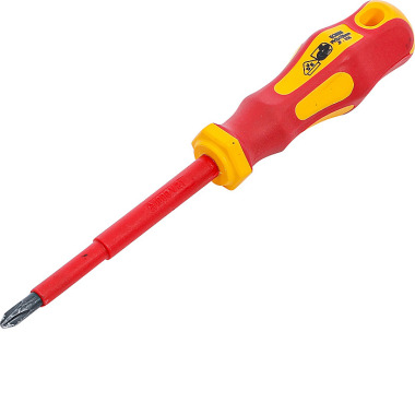 BGS VDE Screwdriver | Cross Slot PH2 | Blade Length 100 mm 4927