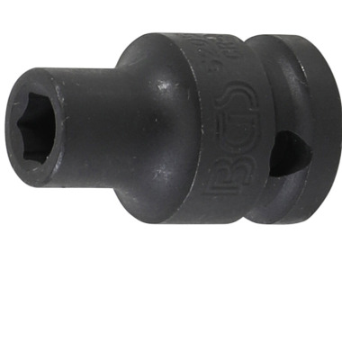 BGS Impact Socket, Hexagon | 12.5 mm (1/2”) Drive | 8 mm 5205-8