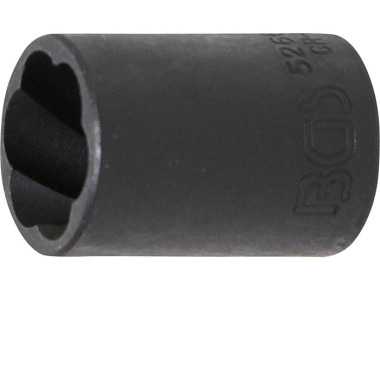 BGS Twist Socket (Spiral Profile) / Screw Extractor | 12.5 mm (1/2”) Drive | 17 mm 5266-17