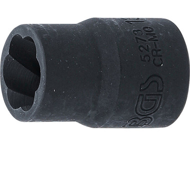 BGS Twist Socket (Spiral Profile) / Screw Extractor | 10 mm (3/8”) Drive | 13 mm 5273