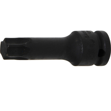 BGS Impact Bit Socket | length 75 mm | 12.5 mm (1/2”) Drive | T-Star (for Torx) T70 5480-T70