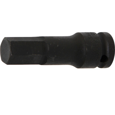 BGS Impact Bit Socket | length 75 mm | 12.5 mm (1/2”) Drive | internal Hexagon 17 mm 5481-M17