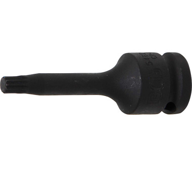 BGS Impact Bit Socket | length 75 mm | 12.5 mm (1/2”) Drive | Spline (for XZN) M8 5482-M8