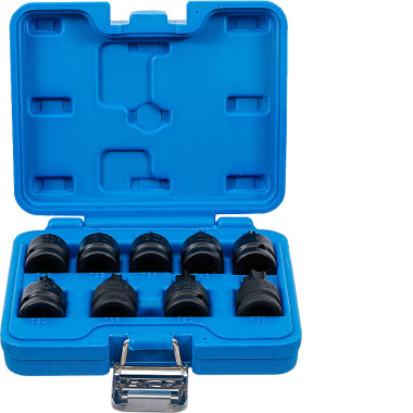 BGS Impact bit Socket Set | 12.5 mm (1/2”) Drive | T-Star (for Torx) T20 - T70 | 9 pcs. 5486