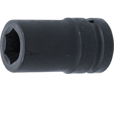 BGS Impact Socket Hexagon, deep | 25 mm (1”) Drive | 27 mm 5500-27