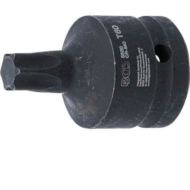 BGS Impact Bit Socket | length 60 mm | 20 mm (3/4”) Drive | T-Star (for Torx) T60 5560