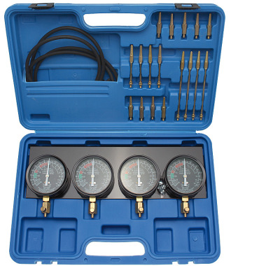 BGS Synchronous Carburetor Tester | with 4 synchronous clocks | 29 pcs. 62670