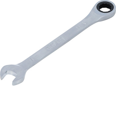 BGS Ratchet Combination Wrench | 15 mm 6515