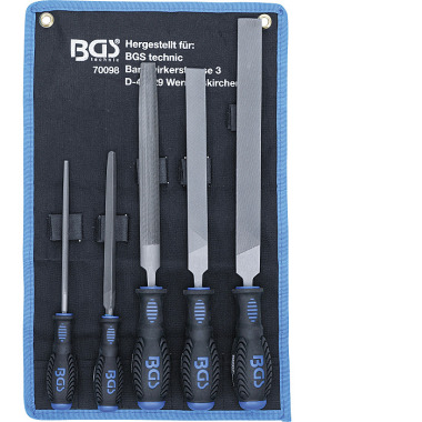 BGS Machinist”s File Set | 5 pcs. 70098