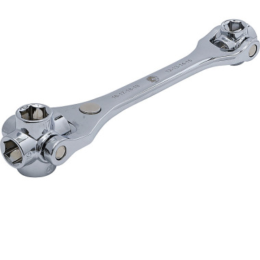 BGS Special Wrench | 8-in-1 | hexagon 12 - 19 mm 7075