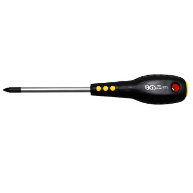 BGS Screwdriver | Cross Slot PZ1 | Blade Length 80 mm 7936