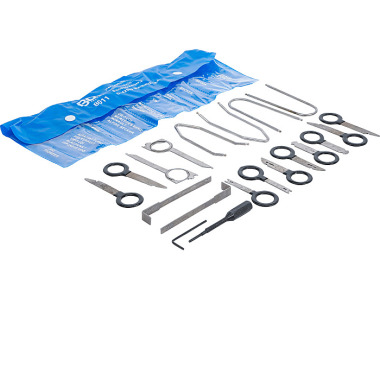 BGS Radio Removal Tool Set | 18 pcs. 8011